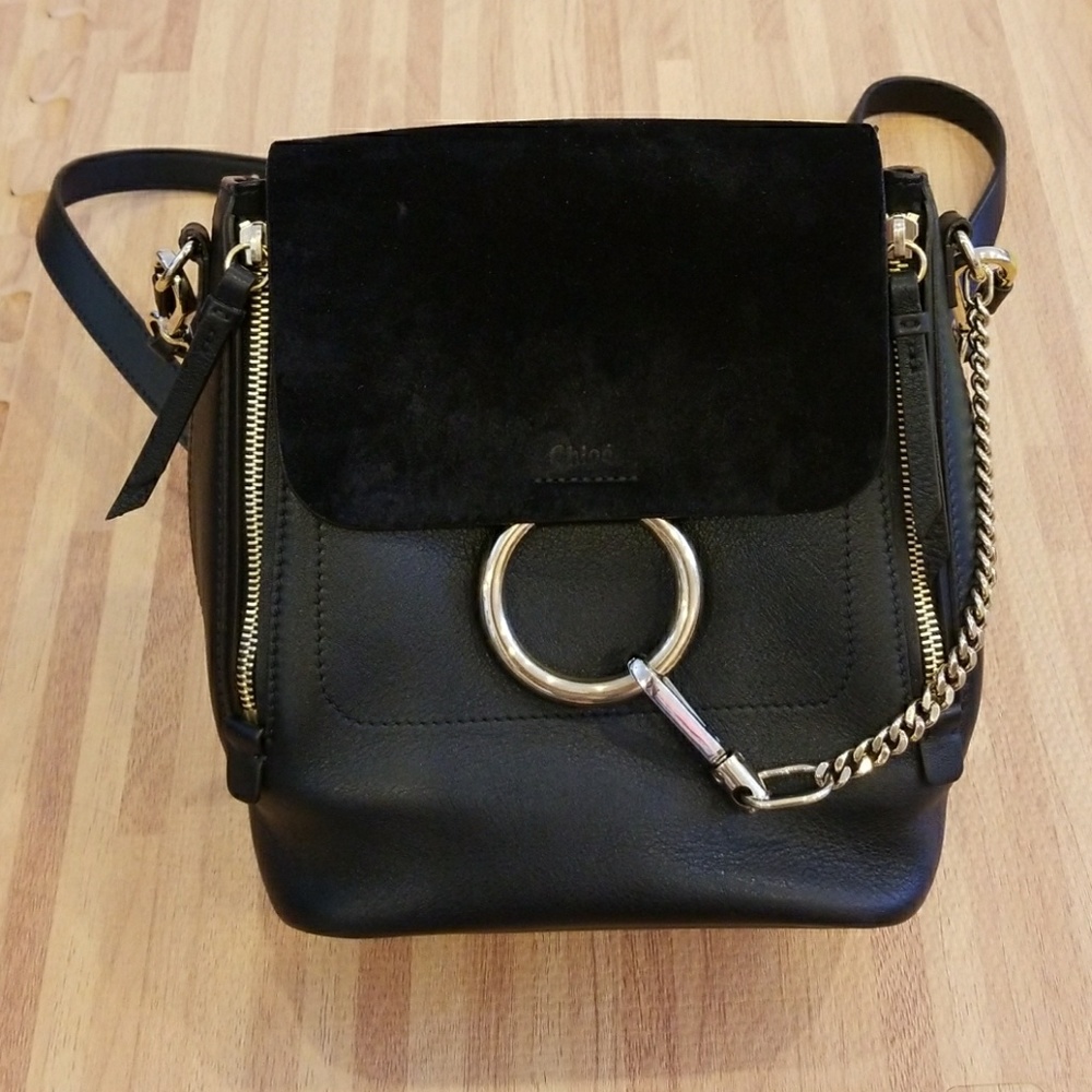 *Sold* Authenic Chloe Faye Backpack Small